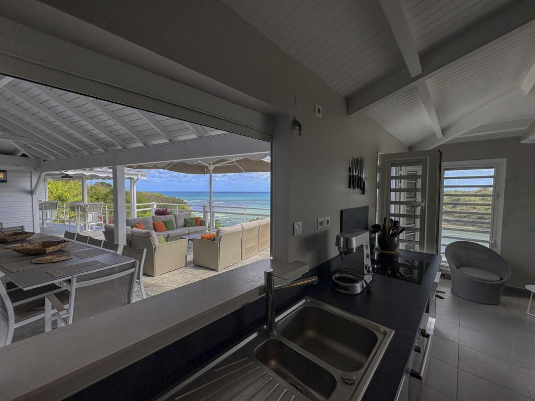 19.Location villa piscine vue mer Saint François Guadeloupe_Vue mer